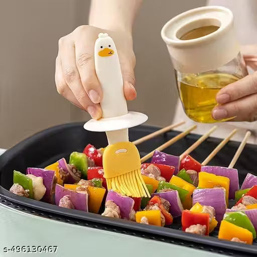 2-in-1 Oil Dispenser Bottle with Silicone Brush (Pack of 2) – Mess-Free Cooking Made Easy